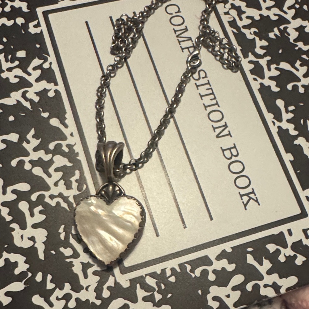 Silver Heart Pendant Necklace